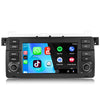 BMW 3 Coupe (1999 – 2006) / Compact (2001 – 2005) / E46 (1998 – 2005) / Touring (1999 – 2005) / Convertible (2000 – 2007) | Inbouw CarPlay & Android Auto | Zwart