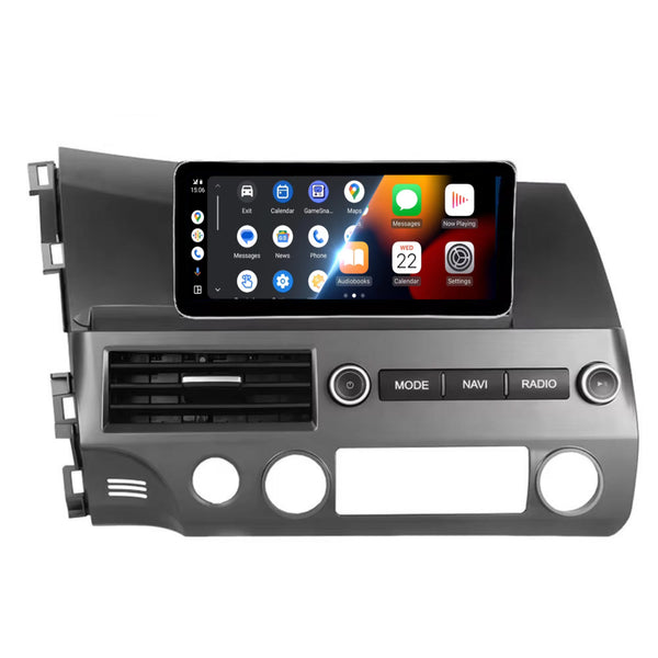 Honda Civic (2008 – 2011) | Inbouw CarPlay & Android Auto | Zwart