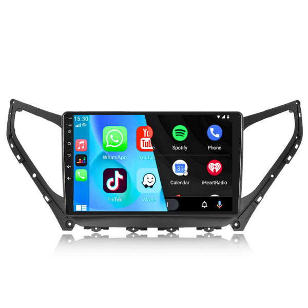 Hyundai Azera (2014 – 2018) | Inbouw CarPlay & Android Auto | Zwart