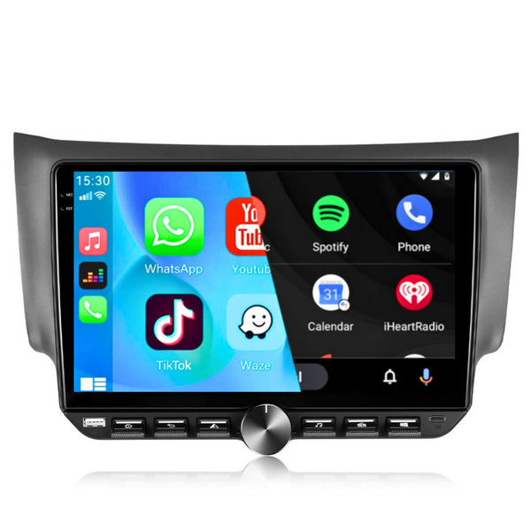 Nissan Sylphy (2012 – 2016) / Sentra (2016) | Inbouw CarPlay & Android Auto | Zwart
