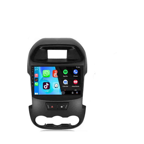 Ford Ranger (2011 – 2016) | Inbouw CarPlay & Android Auto | Zwart