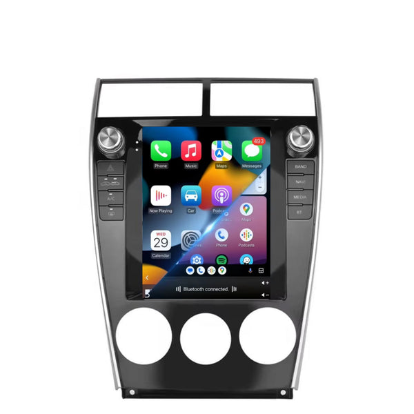 Mazda 6 (2004 – 2015) | Inbouw CarPlay & Android Auto | Zwart