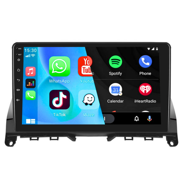 Mercedes C-Klasse (2007 – 2014) | Inbouw CarPlay & Android Auto | Zwart