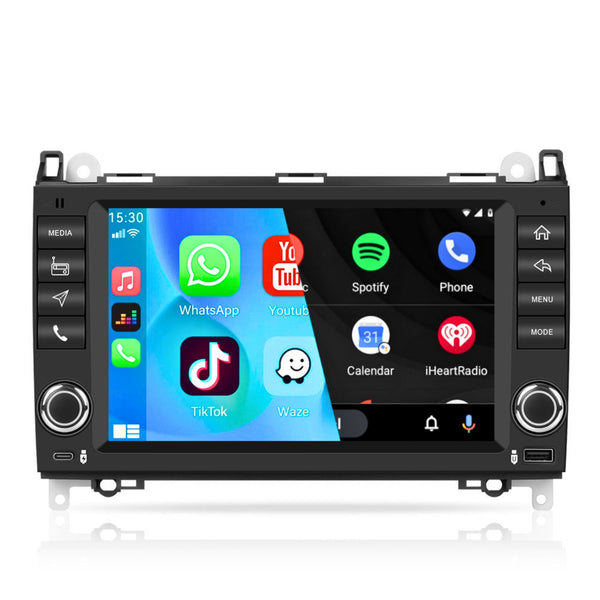Mercedes Sprinter W906 (2006 – 2016) / Vito (2006 – 2016) / B Class (2006 – 2009) | Inbouw CarPlay & Android Auto | Zwart