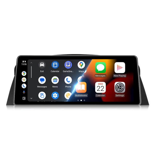 BMW 5 Series (2003 – 2010) / 3 Series (1999 – 2005) | Inbouw CarPlay & Android Auto | Zwart