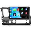 Honda Civic (2006 – 2011) | Inbouw CarPlay & Android Auto | Zwart