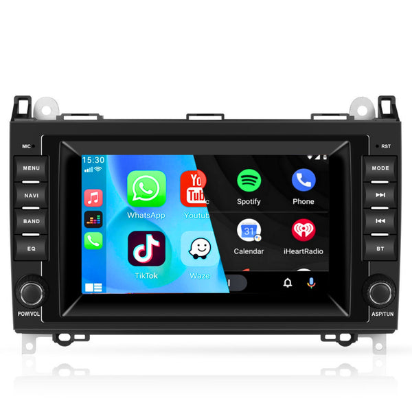 Mercedes B Class / Viano / Sprinter (2006 – 2009) | Inbouw CarPlay & Android Auto | Zwart