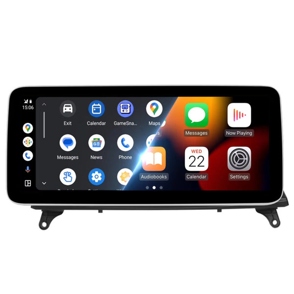 BMW X5 NBT (2008 – 2013) | Inbouw CarPlay & Android Auto | Zwart