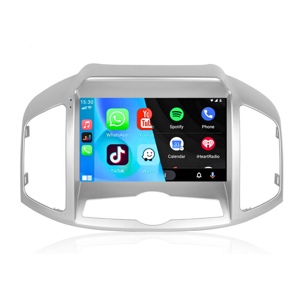 Chevrolet Captiva (2012 – 2017) | Inbouw CarPlay & Android Auto | Zilver