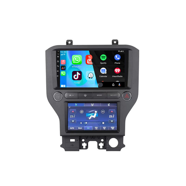 Ford Mustang (2015 – 2021) | Inbouw CarPlay & Android Auto | Zwart