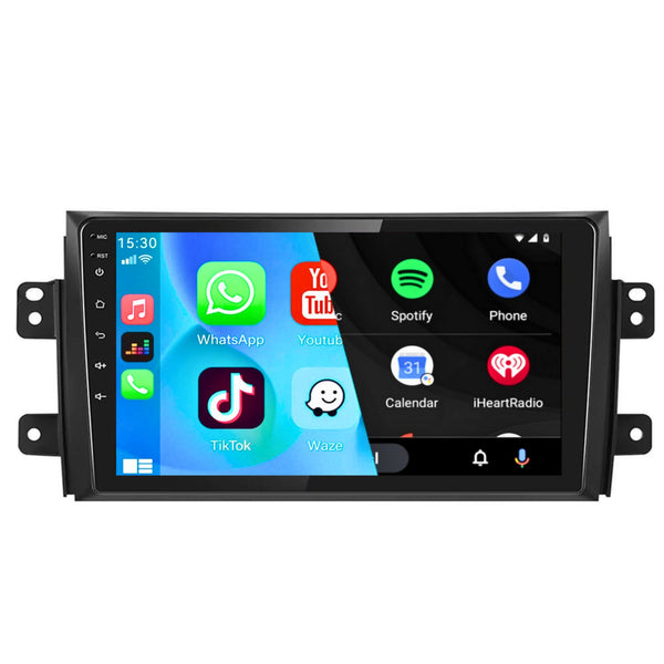 Suzuki SX4 (2006 – 2013) | Inbouw CarPlay & Android Auto | Zwart