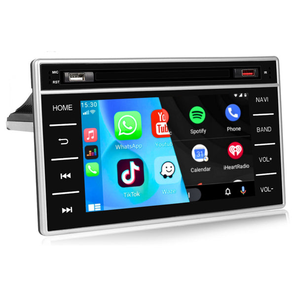 Toyota Hilux VII/VIII (2015 – 2019) | Inbouw CarPlay & Android Auto | Zilver