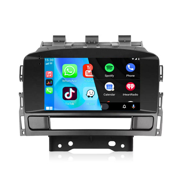 Opel Astra J (2010–2016) | CarPlay & Android Auto | Zwart