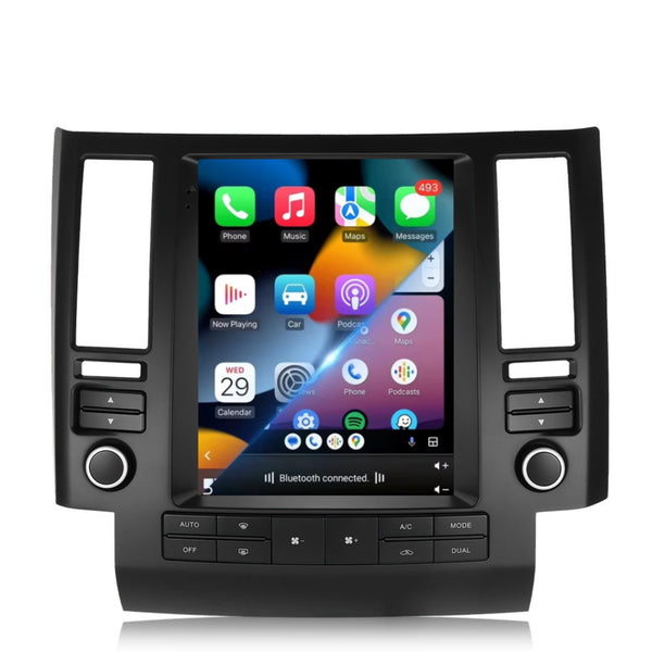 Infiniti FX35 (2003) | Inbouw CarPlay & Android Auto | Zwart