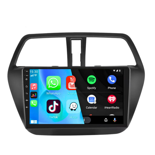Suzuki S-Cross (2014 – 2017) | Inbouw CarPlay & Android Auto | Zwart