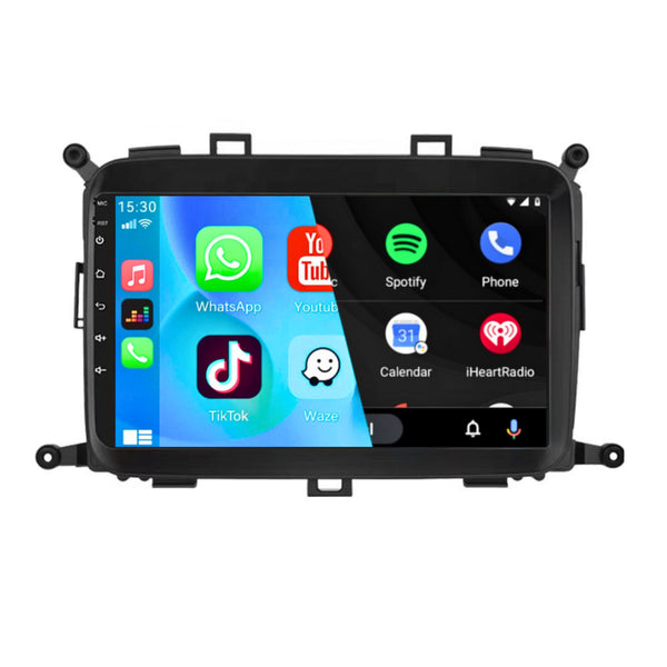 Kia Carens (2014 – 2017) | Inbouw CarPlay & Android Auto | Zwart