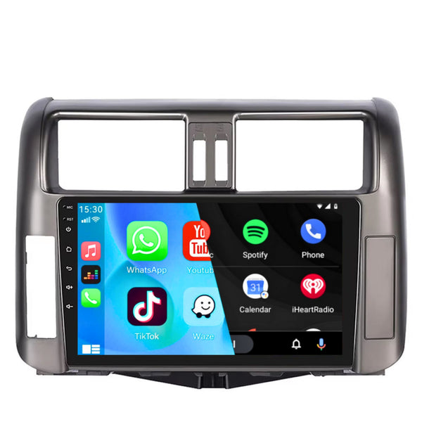 Toyota Prado (2010 – 2013) | Inbouw CarPlay & Android Auto | Zilver