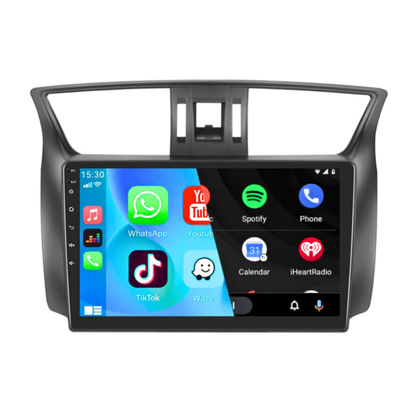 Nissan Sylphy (2012 – 2015) | Inbouw CarPlay & Android Auto | Zwart
