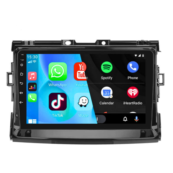 Toyota Previa III (2006 – 2012) | Inbouw CarPlay & Android Auto | Zwart