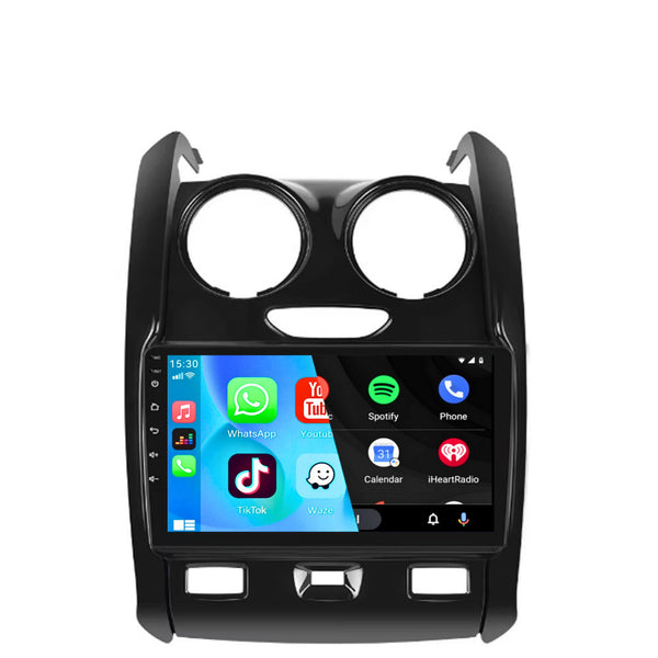 Renault Duster I facelift (2015 – 2018) | Inbouw CarPlay & Android Auto | Zwart