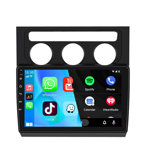 Volkswagen Touareg (2004 – 2008) | Inbouw CarPlay & Android Auto | Zwart