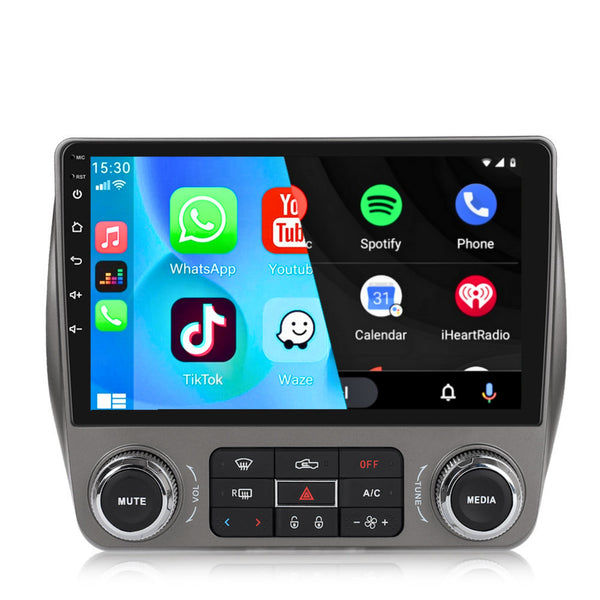 Chevrolet Camaro (2010 – 2016) | Inbouw CarPlay & Android Auto | Zilver