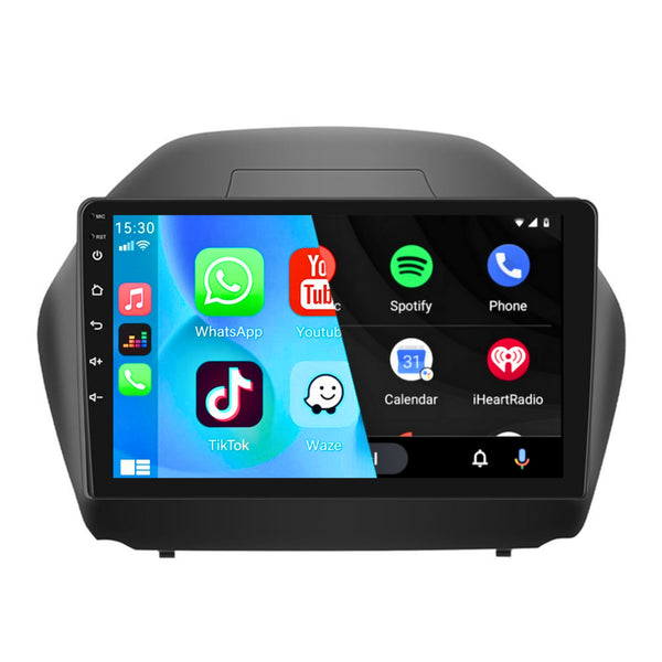 Hyundai ix35 (2010 – 2015) | Inbouw CarPlay & Android Auto | Zwart