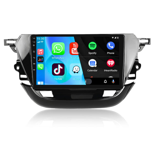 Opel Corsa (2020 – 2022) | Inbouw CarPlay & Android Auto | Zwart