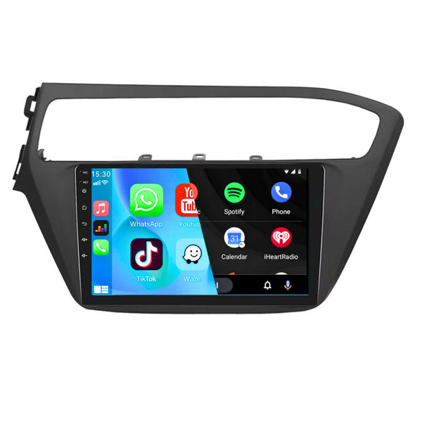 Hyundai i20 (2018) | Inbouw CarPlay & Android Auto | Zwart