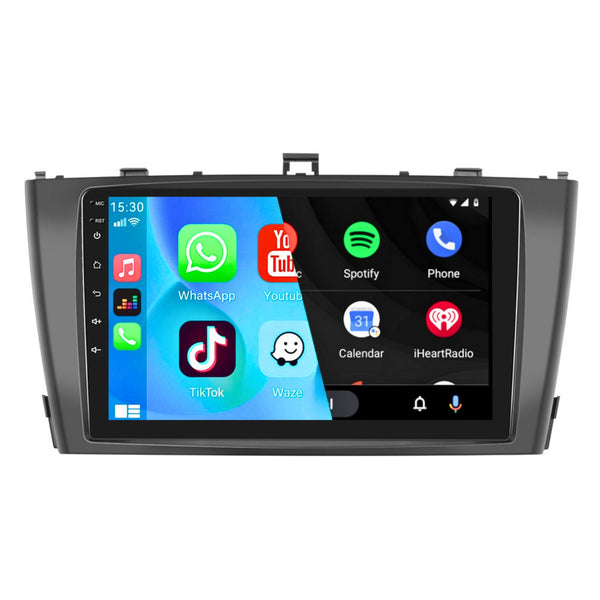 Toyota Avensis (2009 – 2015) | Inbouw CarPlay & Android Auto | Zwart
