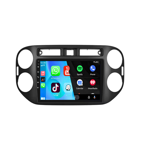 Volkswagen Tiguan (2014 – 2016) | Inbouw CarPlay & Android Auto | Zwart
