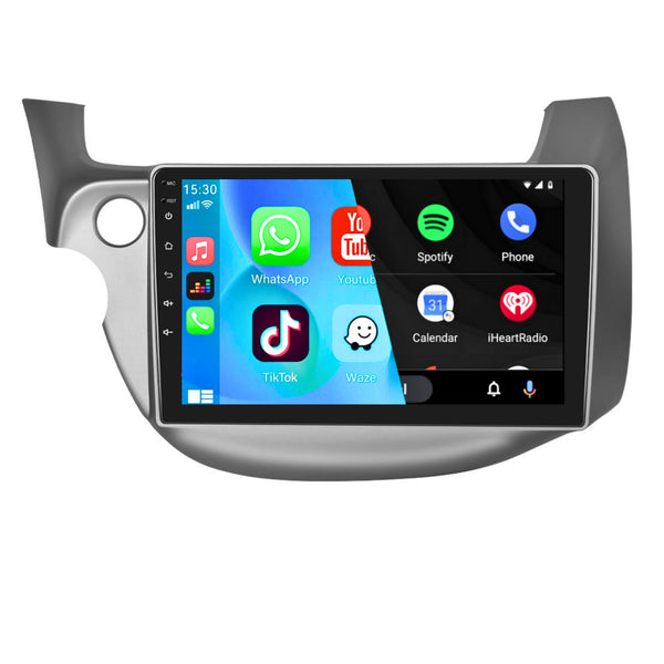 Honda Fit (2008 – 2013) | Inbouw CarPlay & Android Auto | Zilver