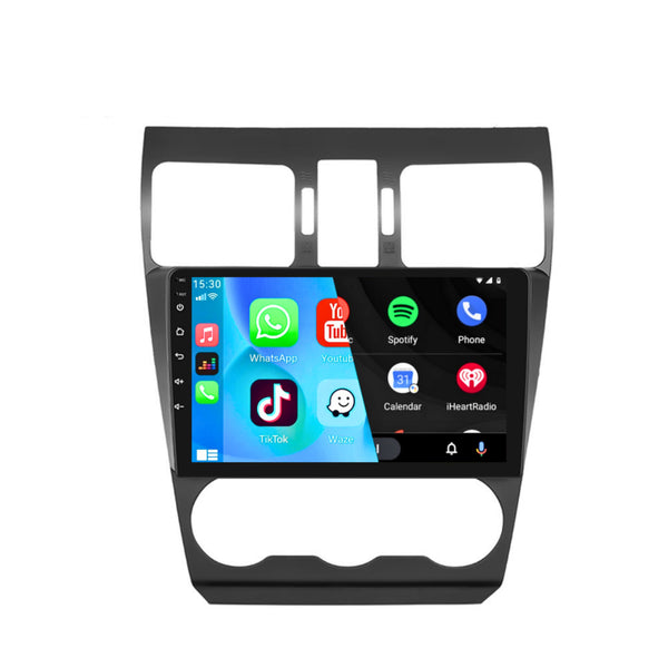 Subaru Forester IV (2015 – 2018) / XV (2015 – 2018) | Inbouw CarPlay & Android Auto | Zwart