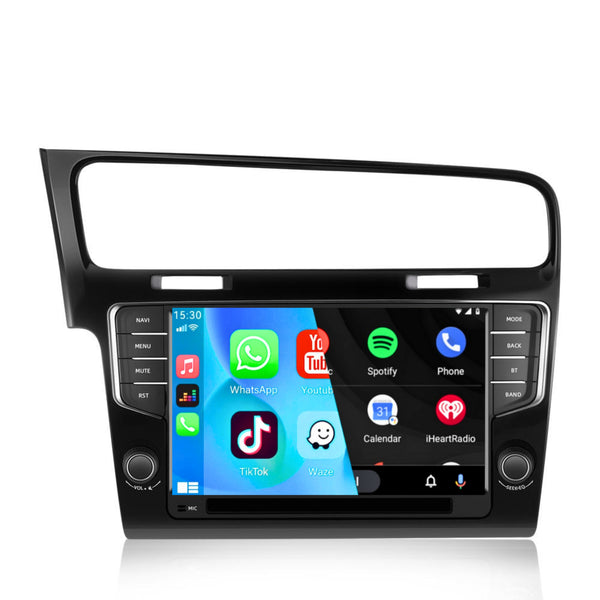Volkswagen Golf VII (2014 – 2020) | Inbouw CarPlay & Android Auto | Zwart