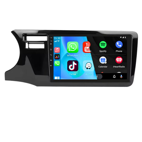 Honda City (2014 – 2019) | Inbouw CarPlay & Android Auto | Zwart