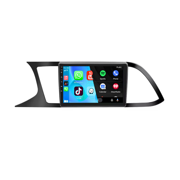 Seat León III (2015 – 2018) | Inbouw CarPlay & Android Auto | Zilver