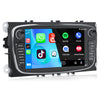 Ford S-Max (2008–2011) / Focus (2008–2011) | CarPlay & Android Auto | Zwart