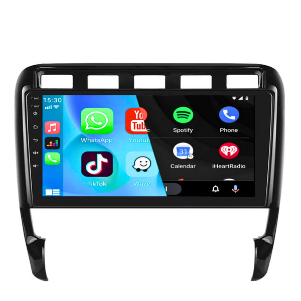 Porsche Cayenne (2003 – 2010) | Inbouw CarPlay & Android Auto | Zwart