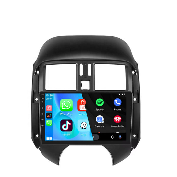Nissan Sunny (2011 – 2013) | Inbouw CarPlay & Android Auto | Zwart