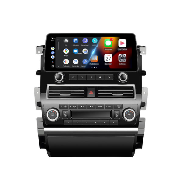 Nissan Patrol (2014 – 2021) / Armada (2014 – 2019) / Infiniti QX80 (2014 – 2019) | Inbouw CarPlay & Android Auto | Zwart