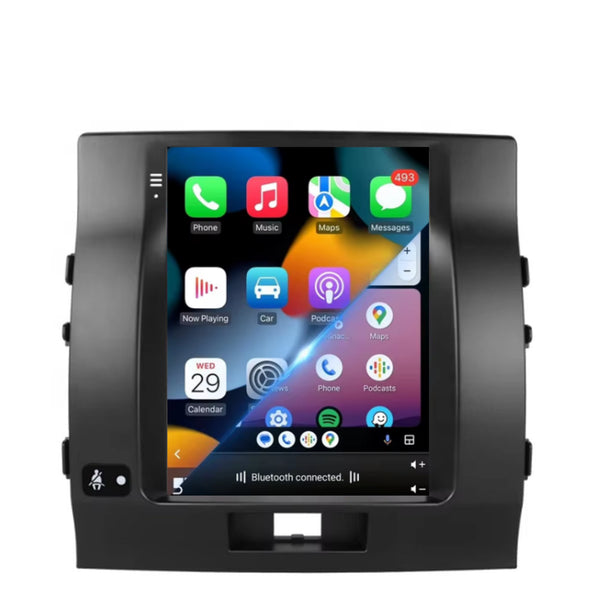 Toyota Land Cruiser J200 (2007 – 2015) | Inbouw CarPlay & Android Auto | Zwart