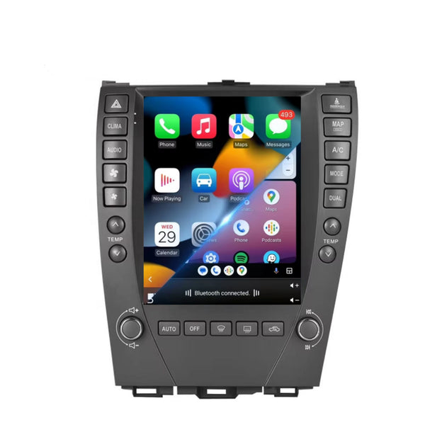 Lexus ES (2006 – 2012) | Inbouw CarPlay & Android Auto | Zwart