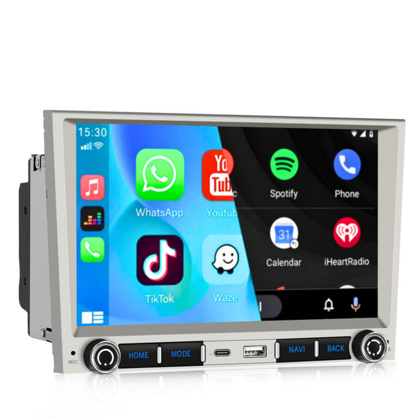 Porsche 911 (2007 – 2012) / Boxster (2006 – 2012) / Cayman (2006 – 2012) | Inbouw CarPlay & Android Auto | Zilver