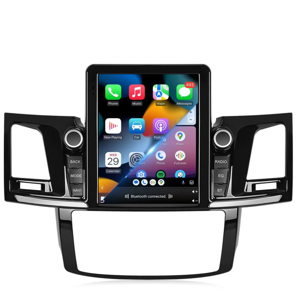 Toyota Fortuner (2004 – 2015) / Hilux (2005 – 2016) / Chevrolet (2005 – 2014) | Inbouw CarPlay & Android Auto | Zwart