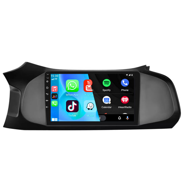 Chevrolet Onix (2012) / Spin (2012 – 2016) / Prisma (2013) | Inbouw CarPlay & Android Auto | Zwart
