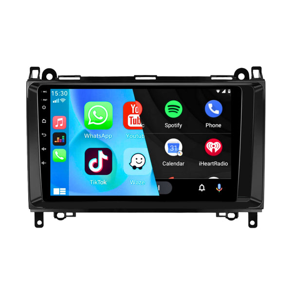 Mercedes B-Klasse (2008 – 2011) | Inbouw CarPlay & Android Auto | Zwart