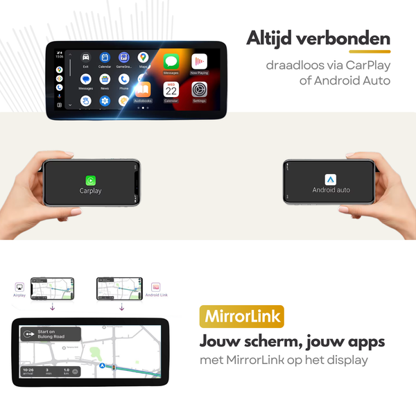 CarPlay & Android Auto Module | MirrorLink Ondersteuning | BMW i3 (2017 – 2020)