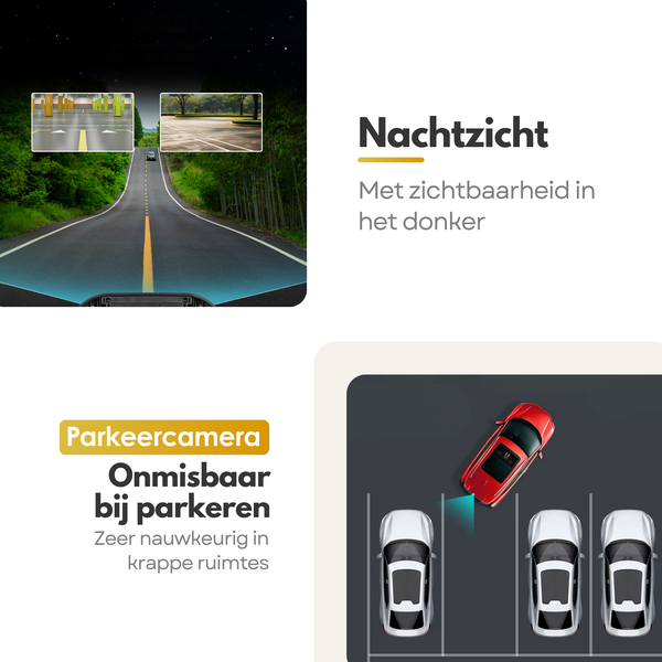 Renault Trafic (2012 – 2014) / Opel Vivaro (2014) | inbouw Achteruitrijcamera