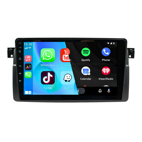 BMW 3 Serie (1999 – 2005) | Inbouw CarPlay & Android Auto | Zwart