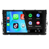 Volkswagen California (2000–2024) / Polo (2020–heden) / Transporter (2011–2016) / T-Roc | Inbouw CarPlay & Android Auto| Zwart